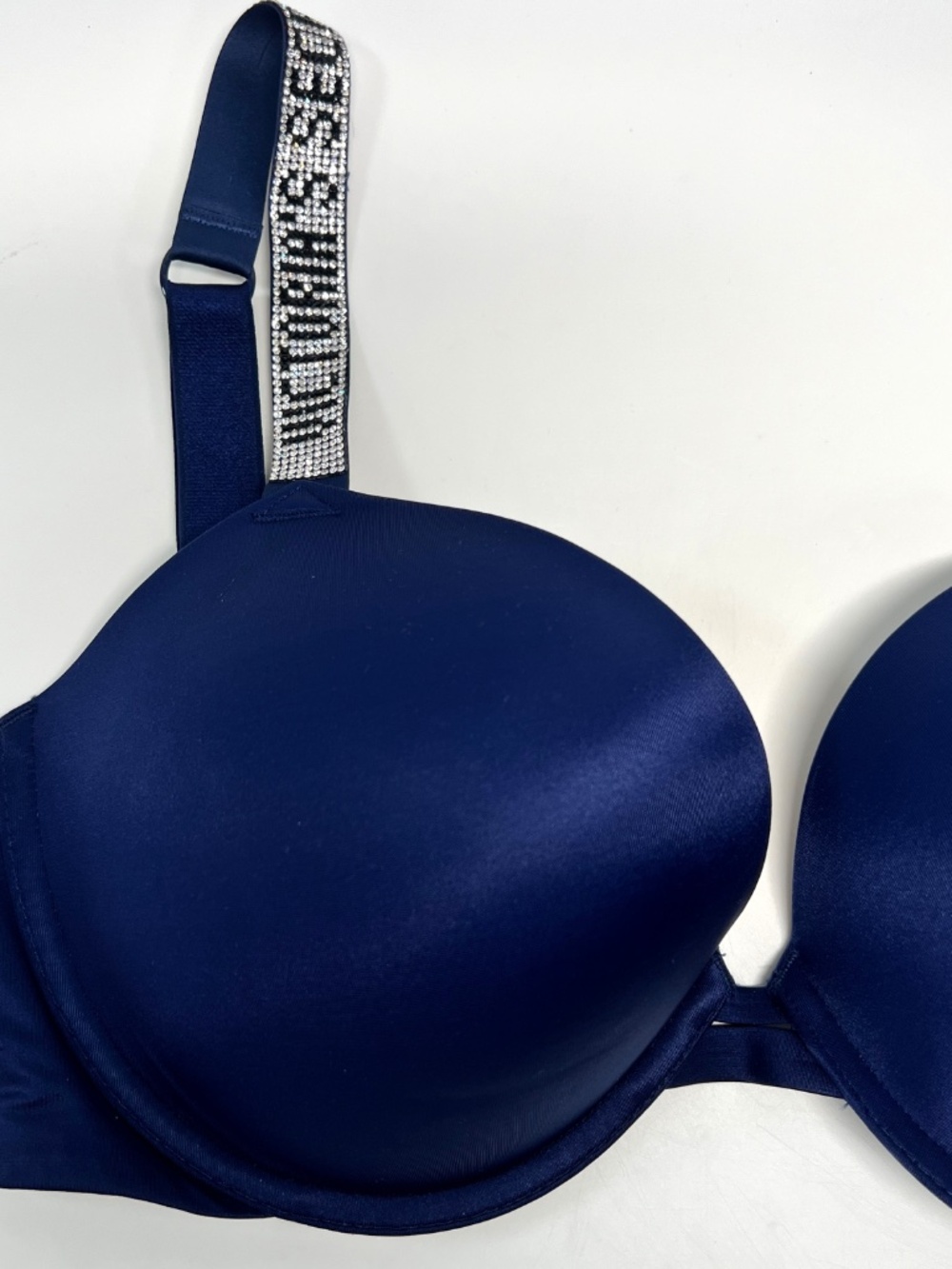 Victoria's Secret Very Sexy Push Up Shine Rhinestone Straps Bra 34DD - Picture 12 of 15